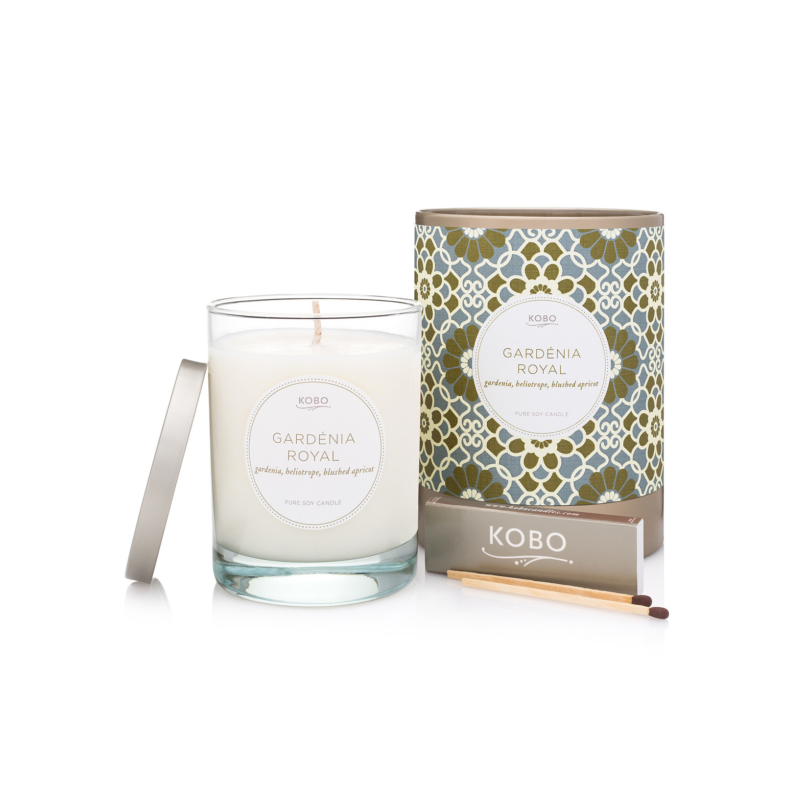 Gassho Body and Mind Gardenia Royal Candle