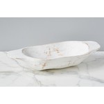 etuHOME Distressed White Dough Bowl
