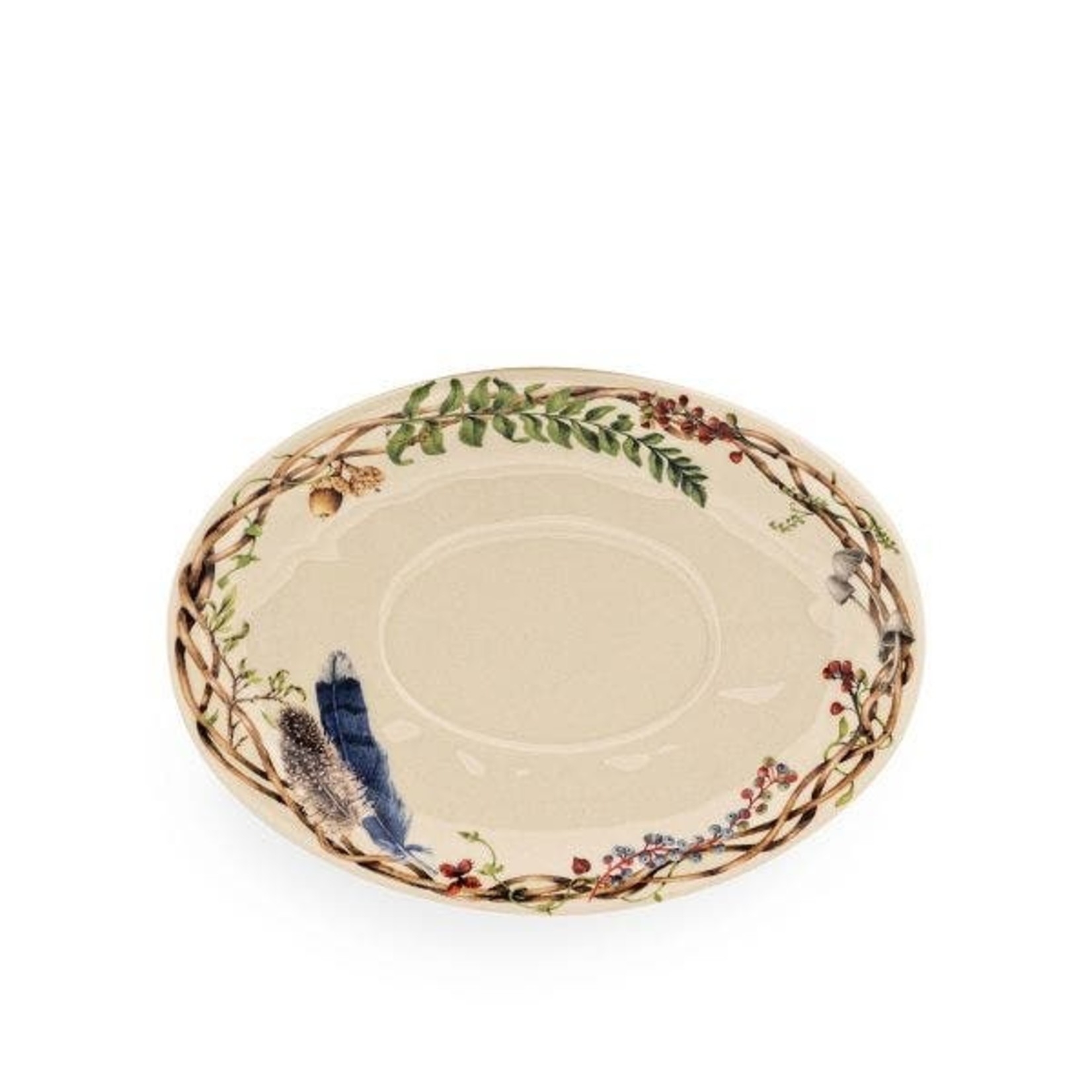 Juliska Forest Walk Sauce Gravy Boat and Stand