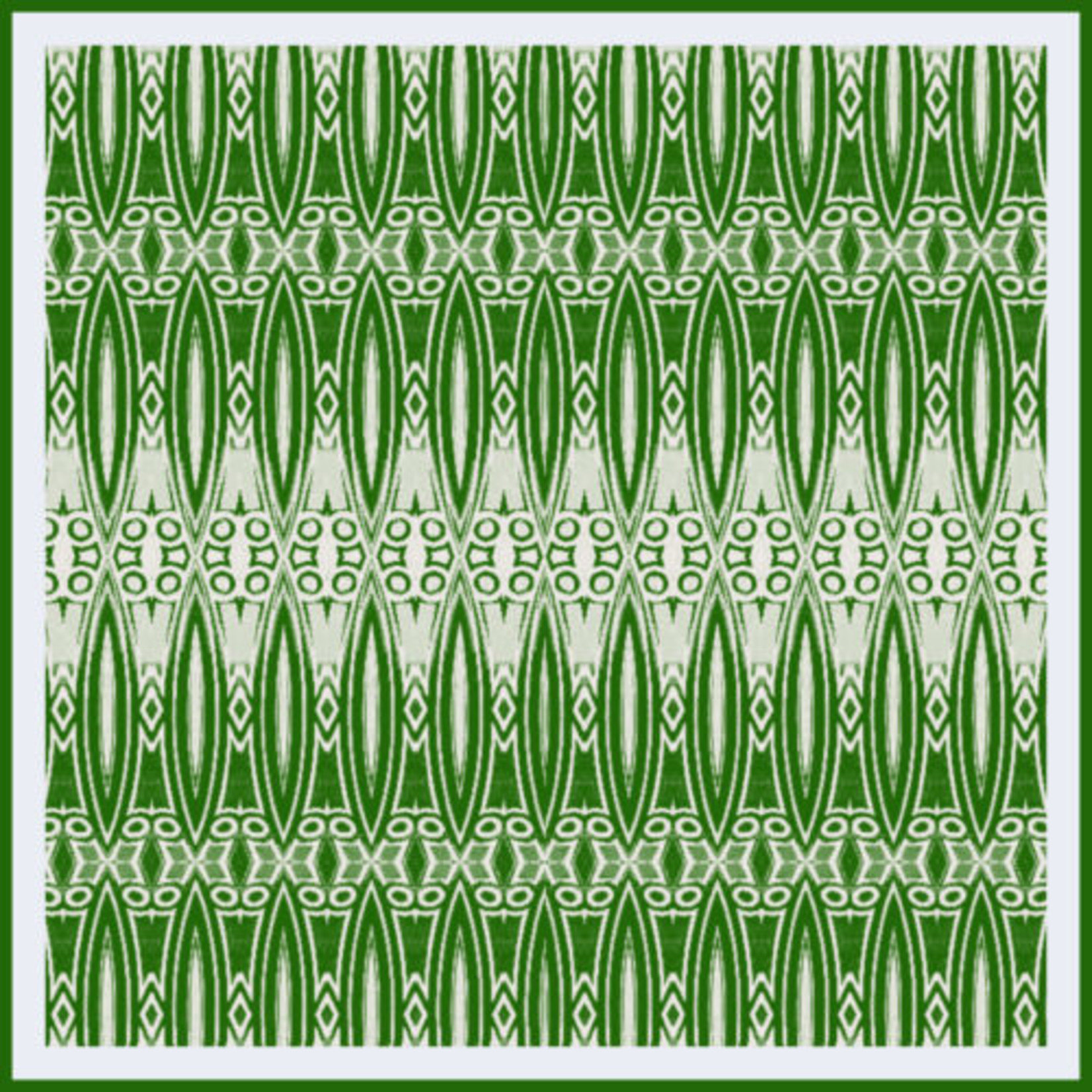 Sara Anderson Vienna Green Cotton Napkins Set of 4