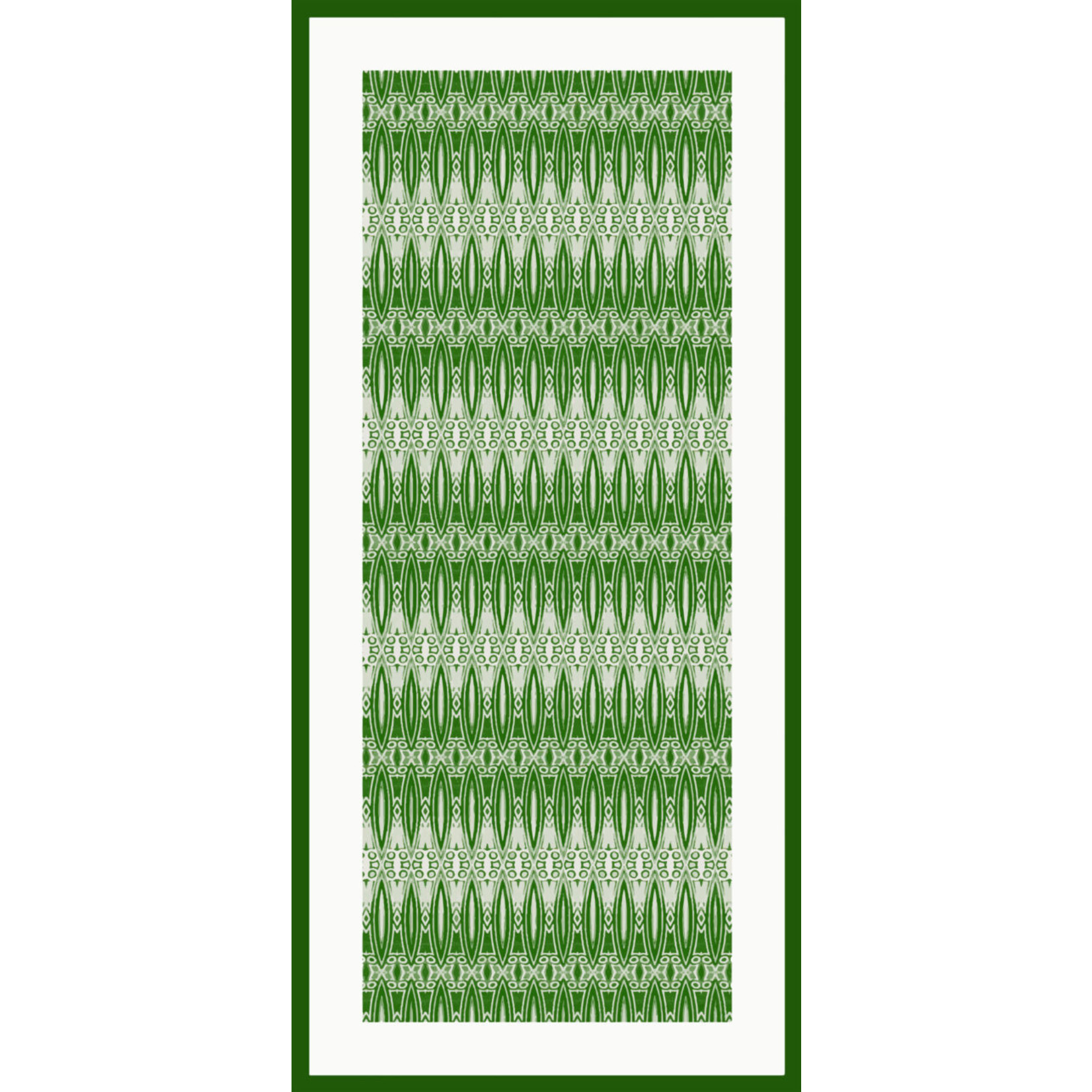 Sara Anderson Vienna Tablecloth Green 61" x 61"