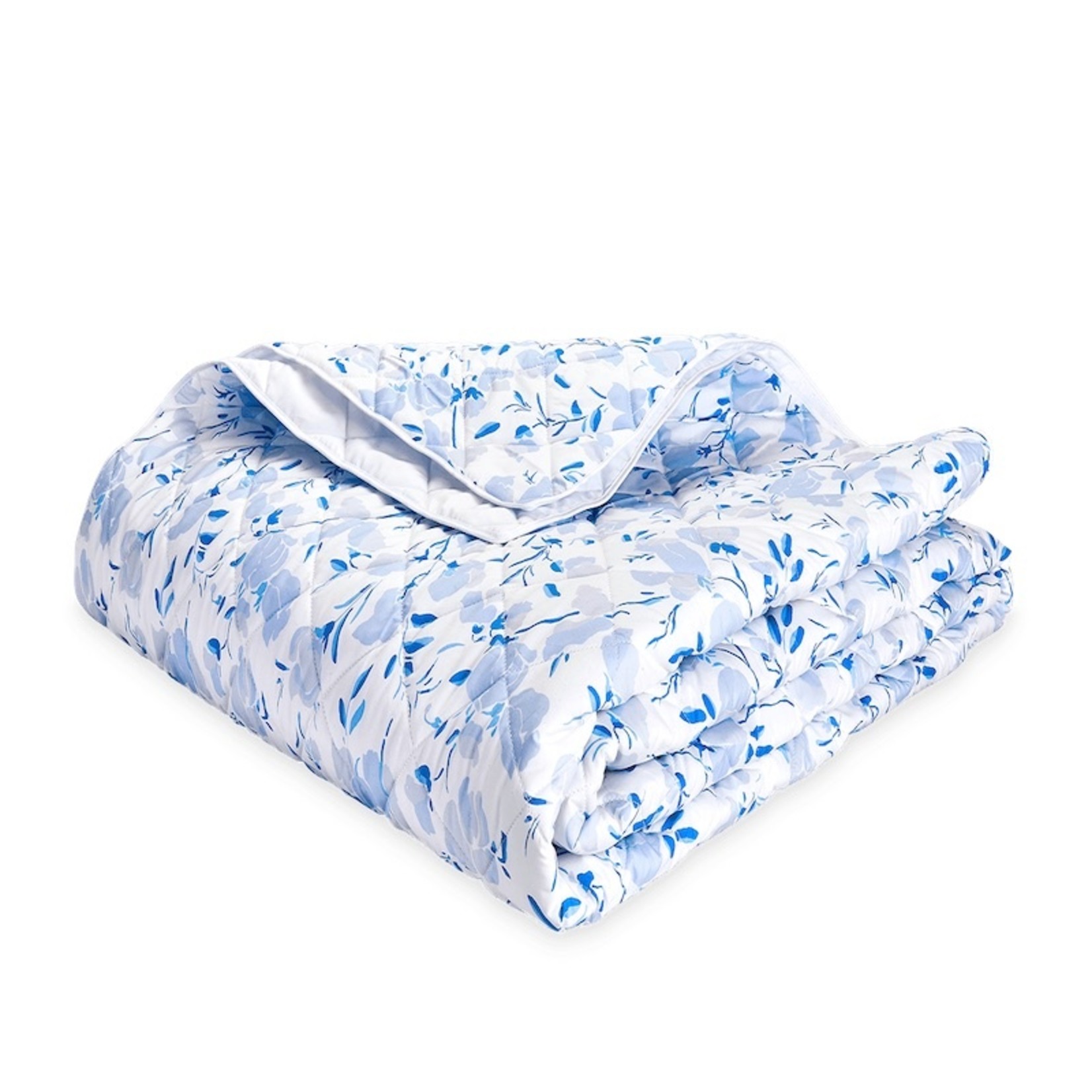 Matouk Alexandra Cotton Quilted King Sham - Sky Blue