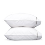 Matouk Essex Standard Pillowcase Pair Charcoal