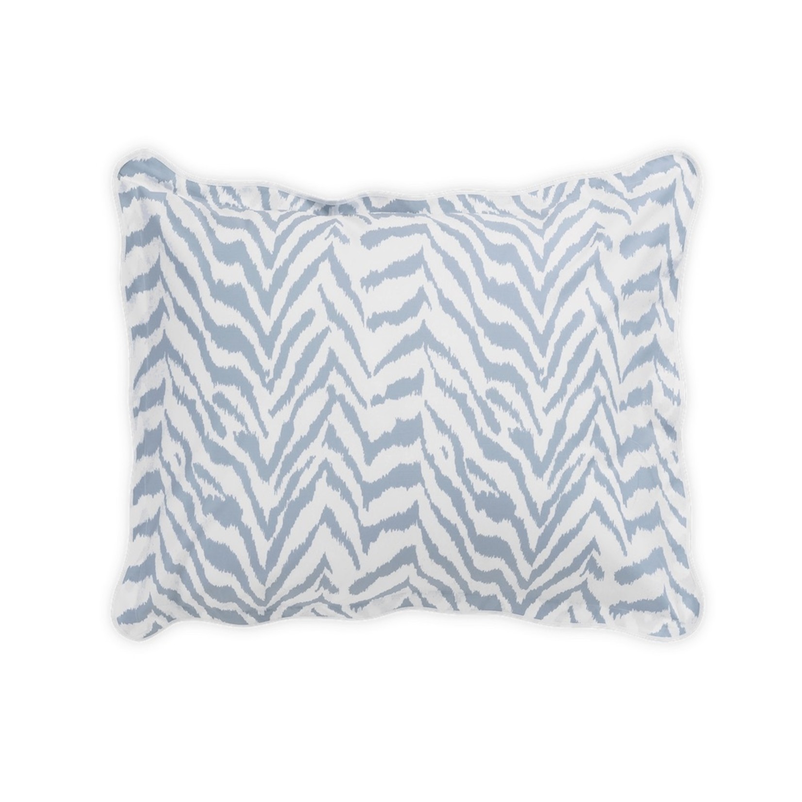 Matouk Quincy Boudoir Pillow Sham Hazy Blue