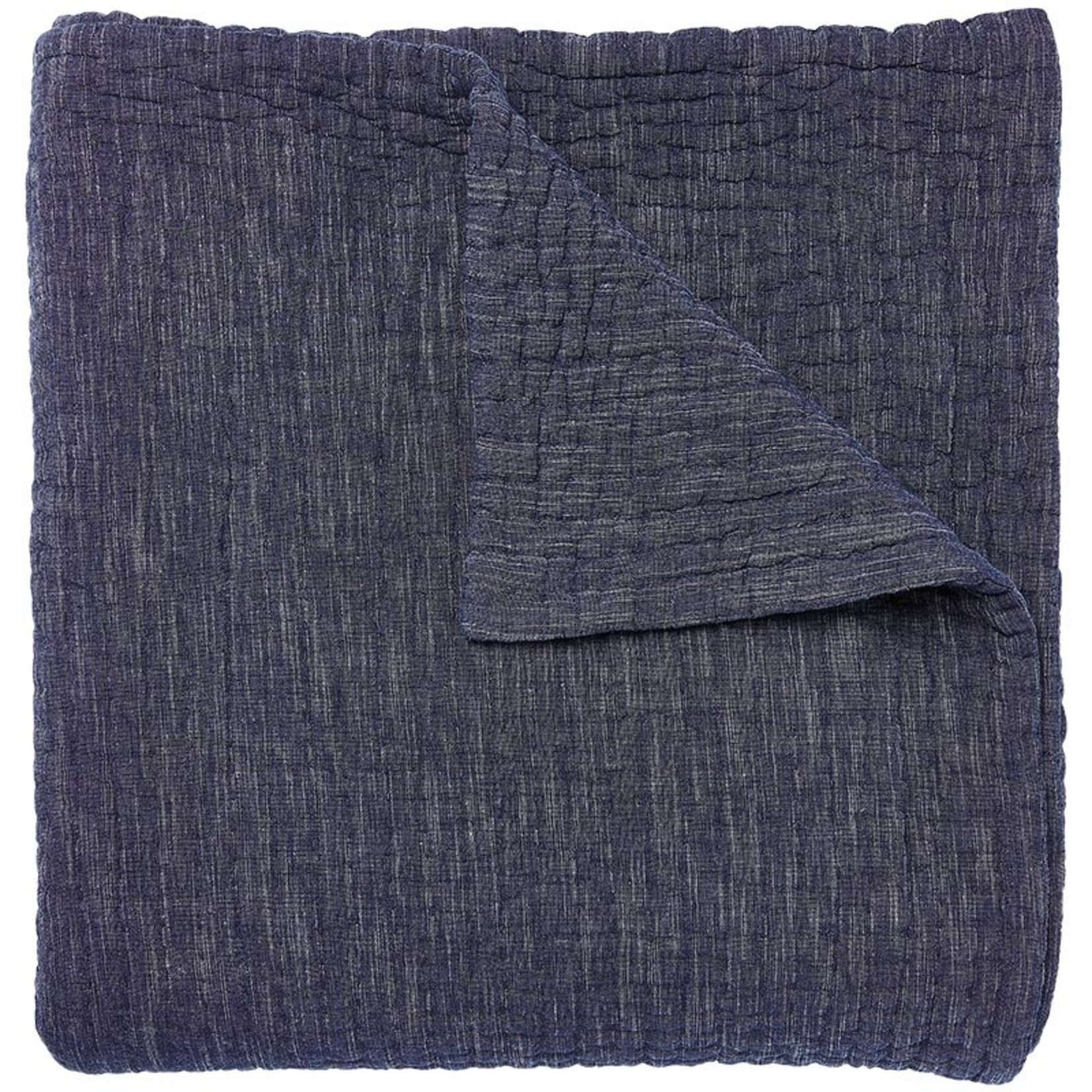 John Robshaw Textiles Vivada Ink Woven Queen Coverlet