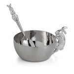 Michael Aram Stainless Steel Bunny Cup with Spoon