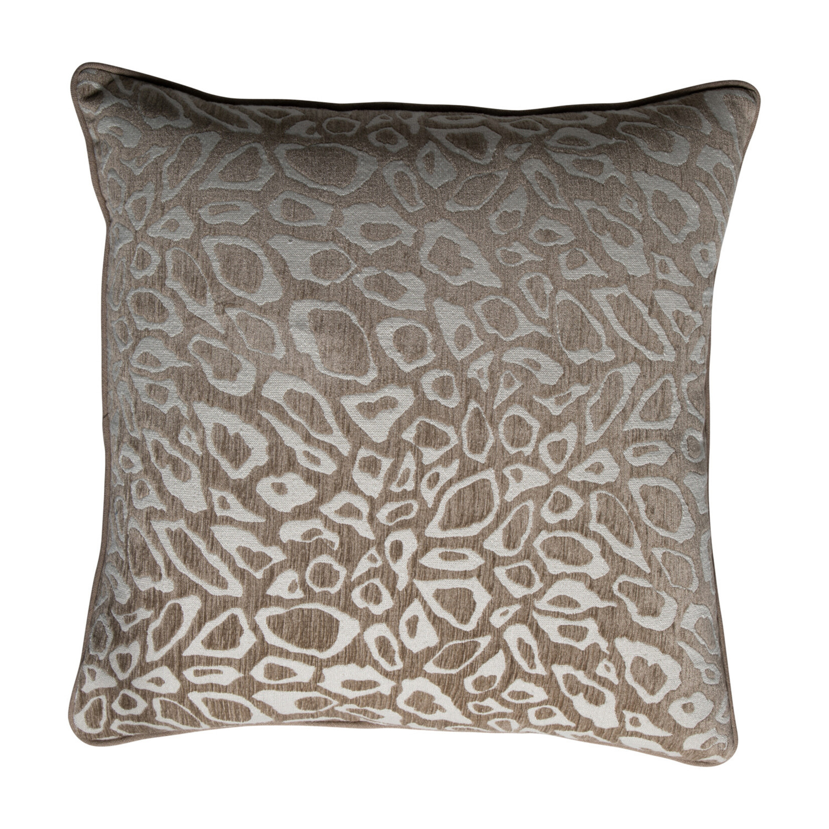 Gabby Leopard Pillow with Feather Insert 24x24