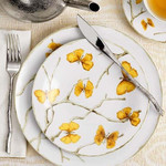 Michael Aram Butterfly Ginkgo Gold Dinnerware - 5 Piece Setting