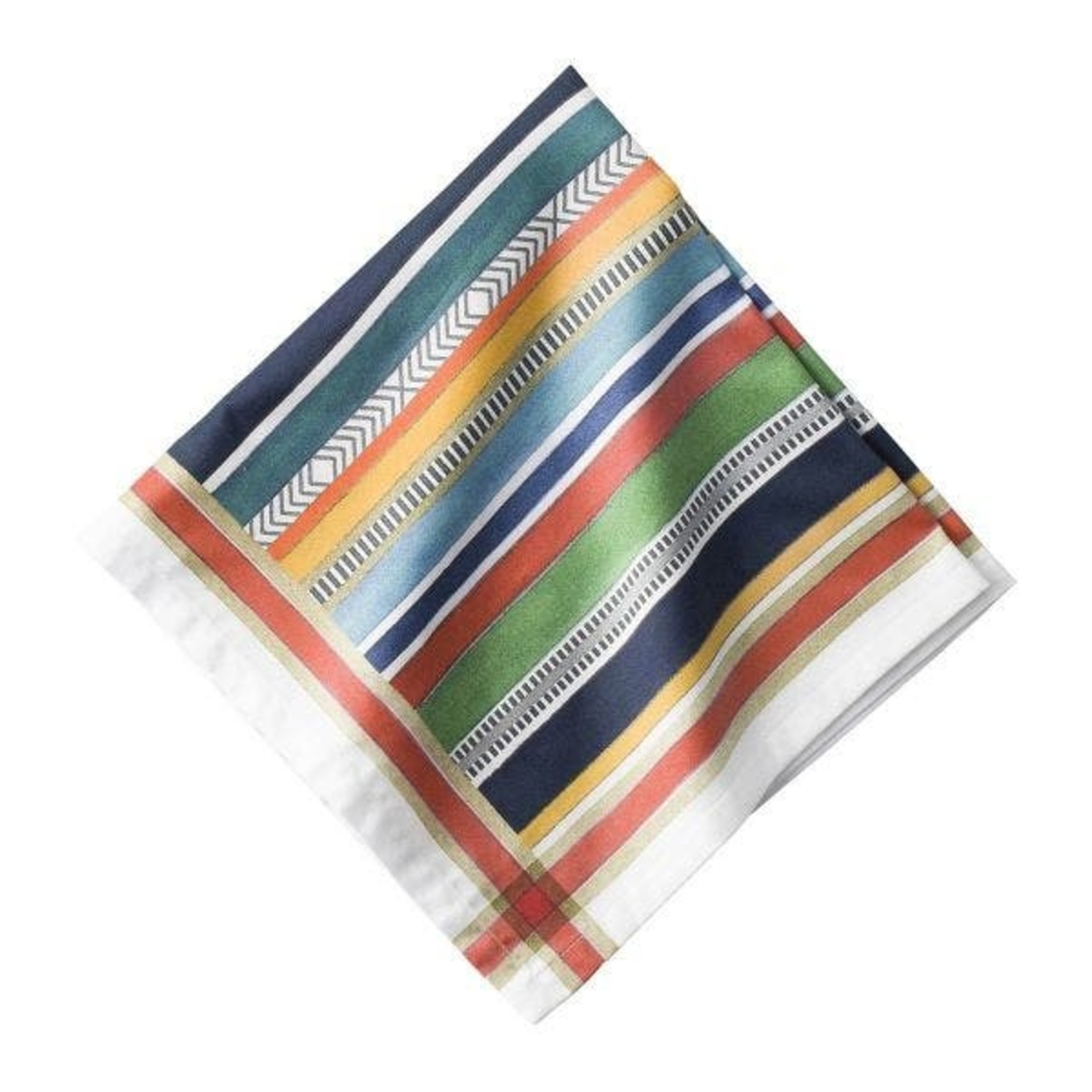 Juliska Basque Multicolored Stripe Cotton Napkin