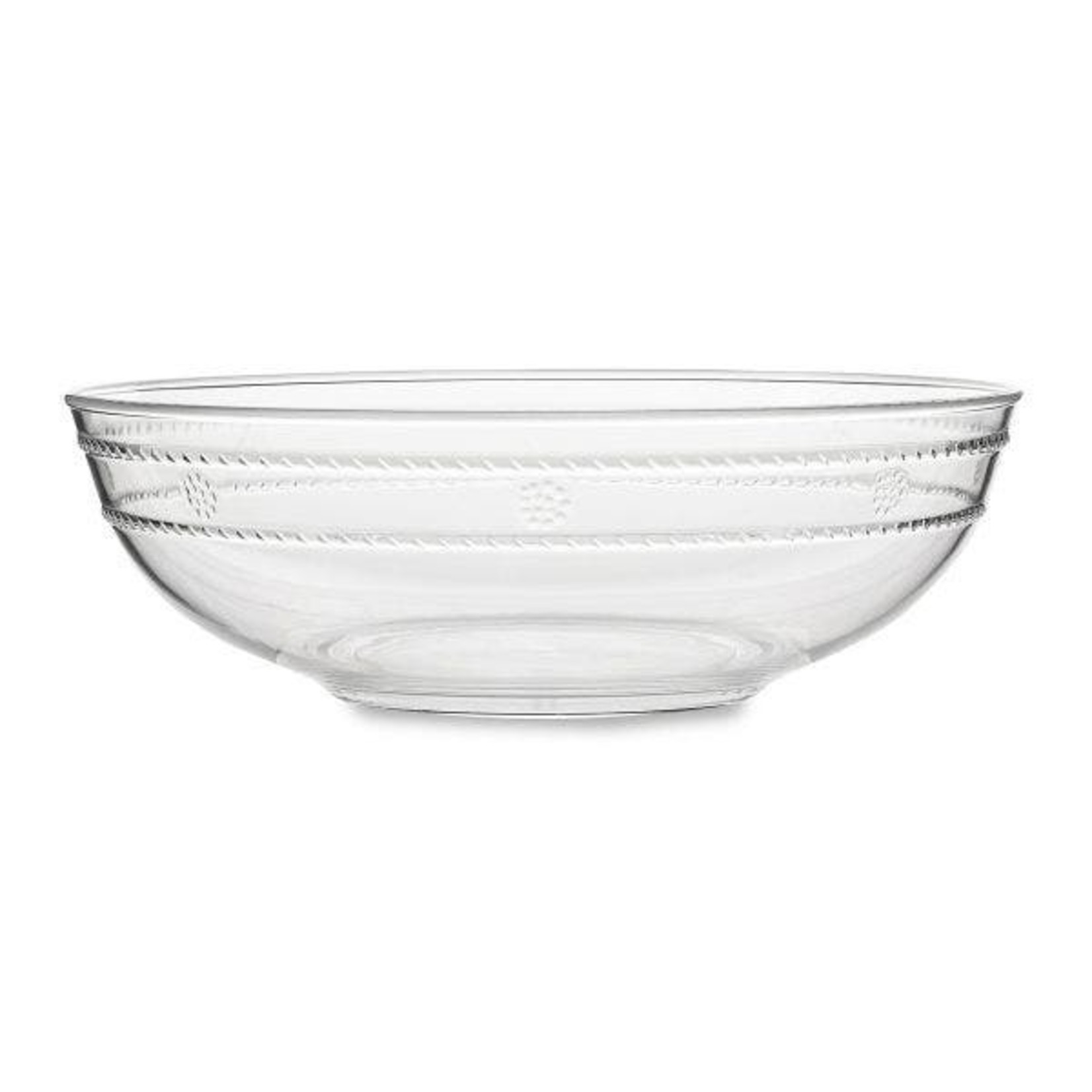 Juliska Isabella Clear Acrylic Serving Bowl 13"