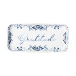 Juliska Iberian Gratitude Tray Indigo Blue