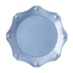 Juliska Berry & Thread  Scalloped Dessert Salad Plate Chambray Blue