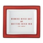 Two's Company Vince Lombardi Wise Sayings Tray