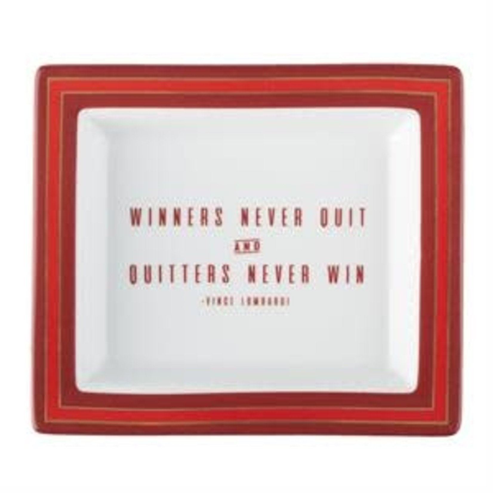 Two's Company Vince Lombardi Wise Sayings Tray