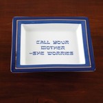Two's Company Call Your Mother Wise Sayings Tray