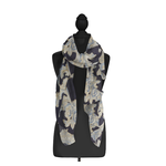 2CHIC Blue Roses Scarf