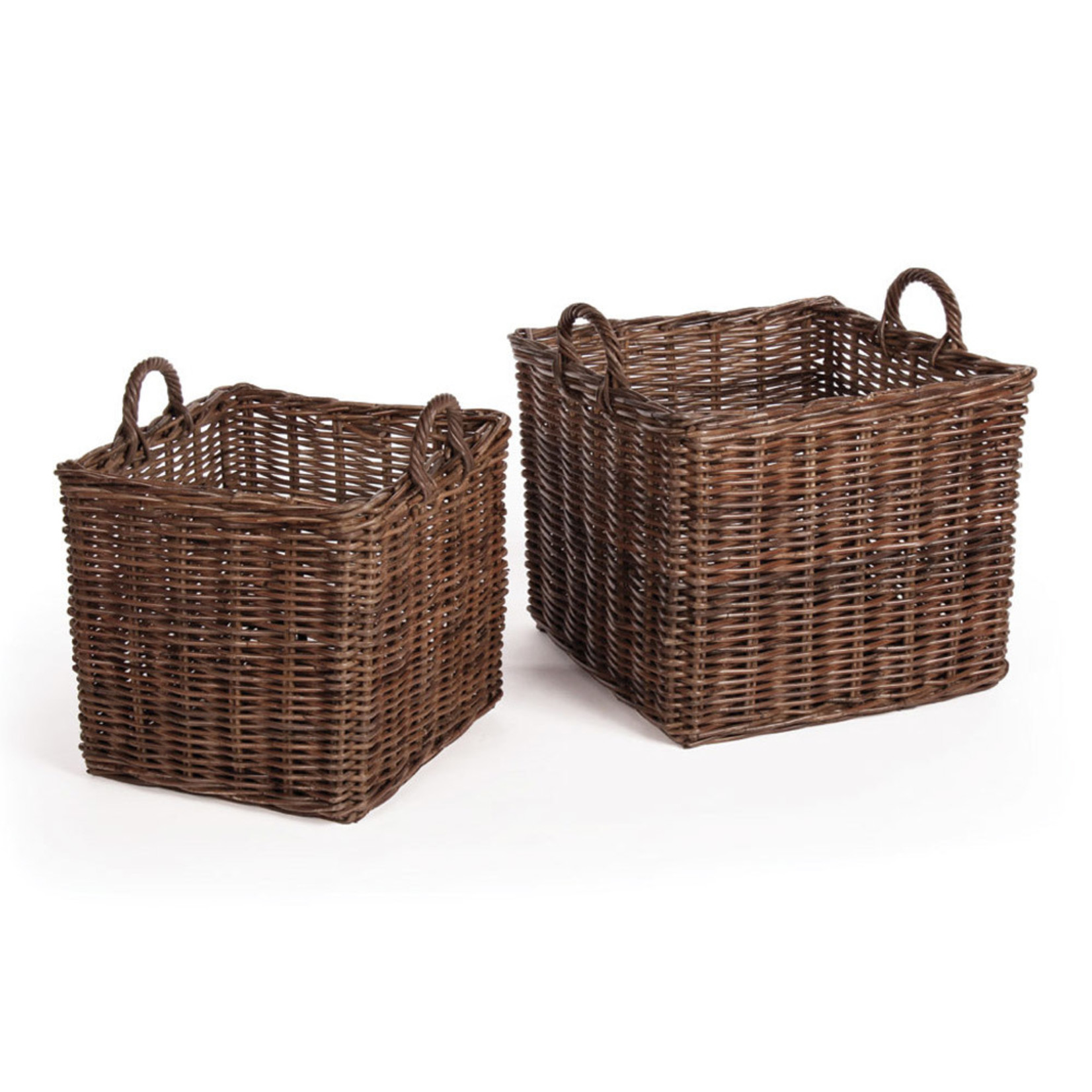 Napa Home and Garden Normandy Square Basket Light Brown Set of 2