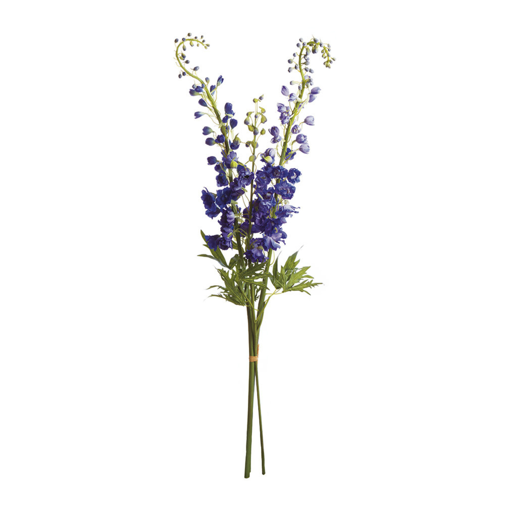 Napa Home and Garden Purple Faux Delphinium Stems 49" Bundle of 3
