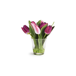 Napa Home and Garden Dutch Tulip Faux Floral Arrangement in Vase 7.5"