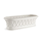 Napa Home and Garden White Hillingdon Oblong Cachepot