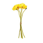 Napa Home and Garden Mini Poppy Faux Cuttings Yellow