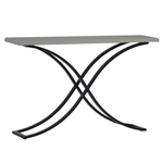 Summer Classics Marco  Ebony & Dove Grey Outdoor Console Table