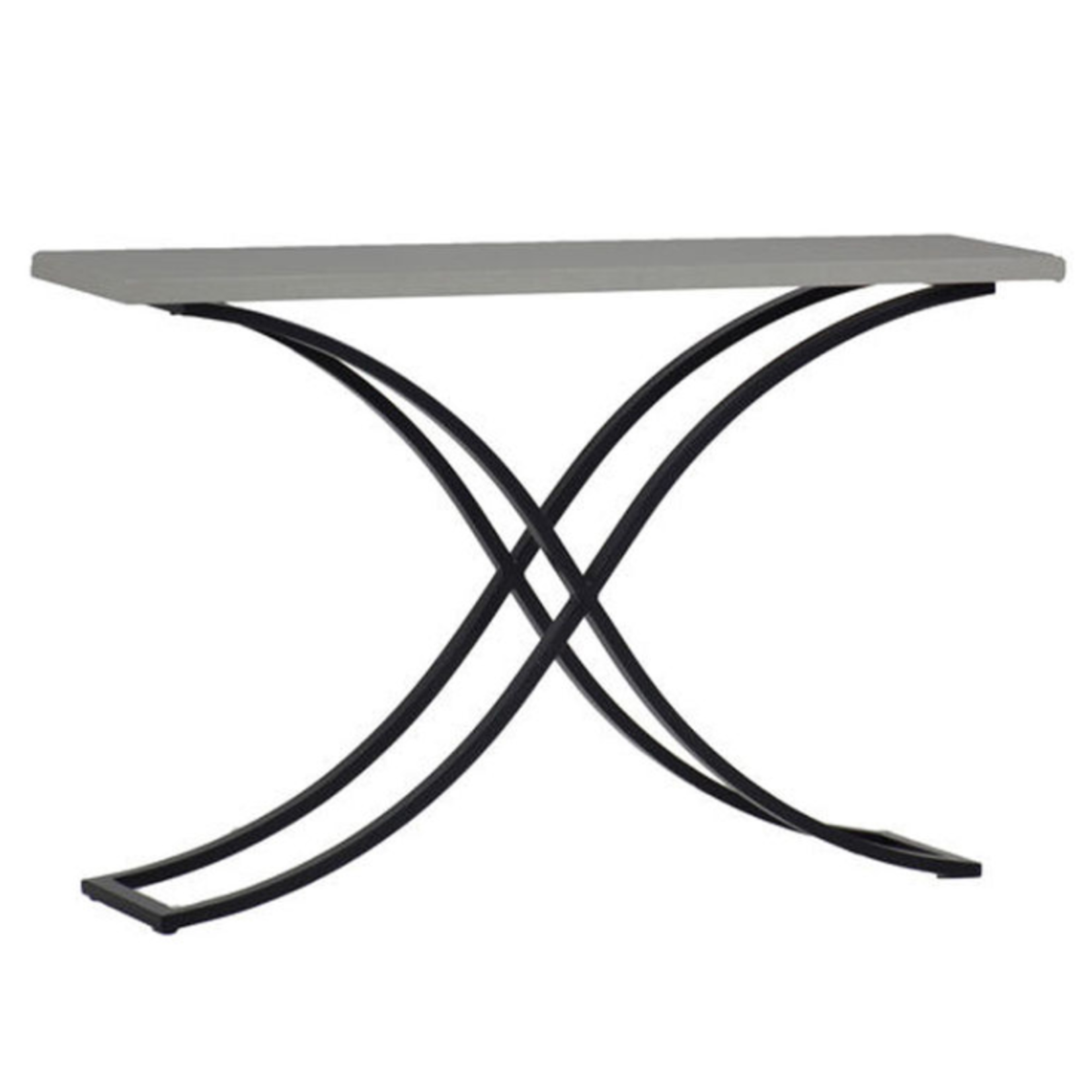 Summer Classics Marco  Ebony & Dove Grey Outdoor Console Table