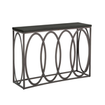 Summer Classics Ella Aluminum Grey Dove Slate Outdoor Console Table