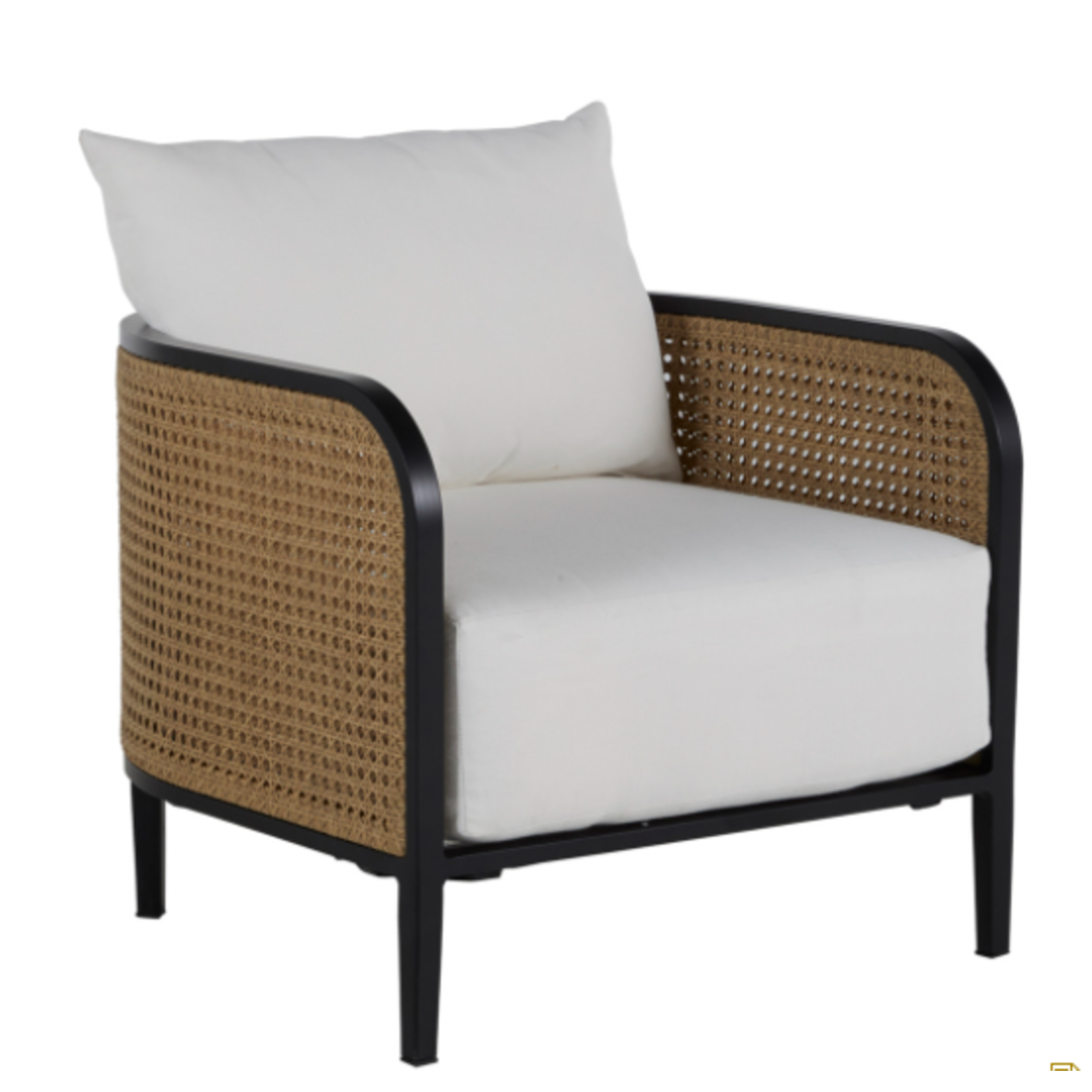 Summer Classics Havana Black Natural Outdoor Lounge Chair