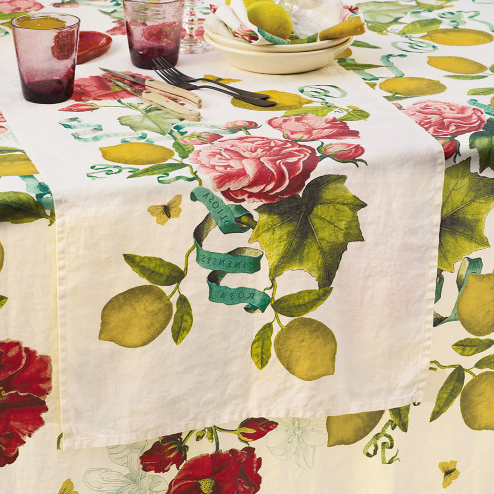 Garnier Thiebaut Citrons De Menton Romance Table Runner