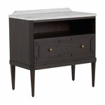 Gabby Glenwood Nightstand Black