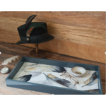 Rockflowerpaper Gilded Feathers Rectangular Serving Tray