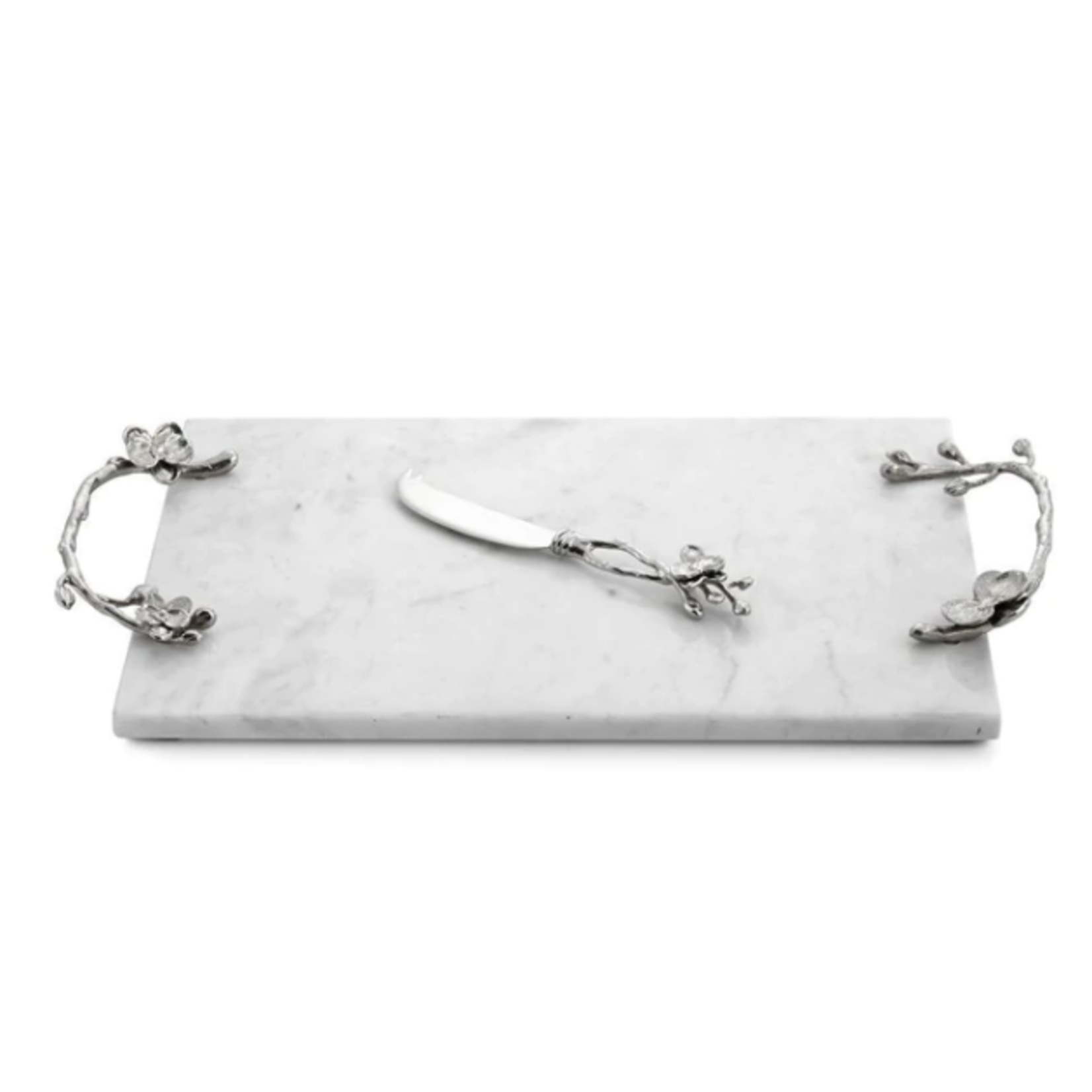 Michael Aram White Orchid Cheeseboard & Knife Large