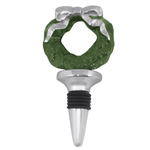 Mariposa Green Wreath Bottle Stopper