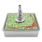 Mariposa Christmas Tree Napkin Box