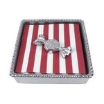 Mariposa Peppermint Beaded Napkin Box