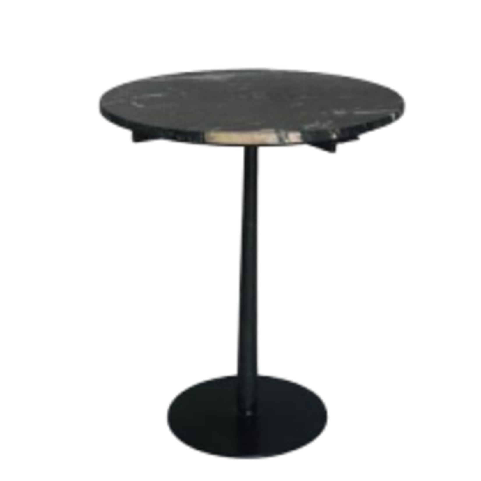 Bidk Home Iron & Marble Black Table Tall