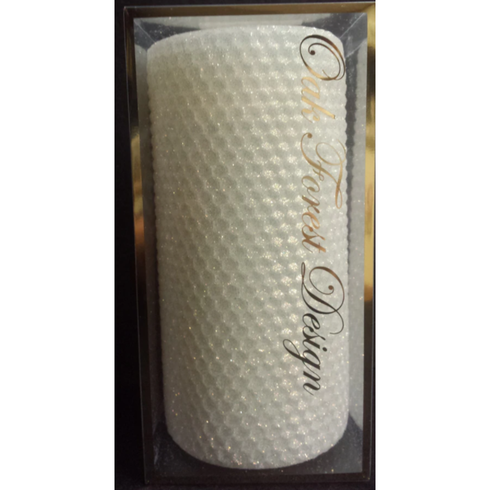 Oak Forest Design Ivory Pillar Candle 3x6 Beeswax