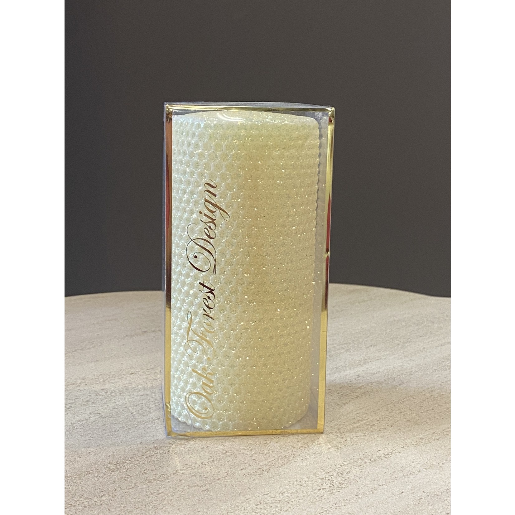 Oak Forest Design Sorbet Pillar Candle 3x6 Beeswax