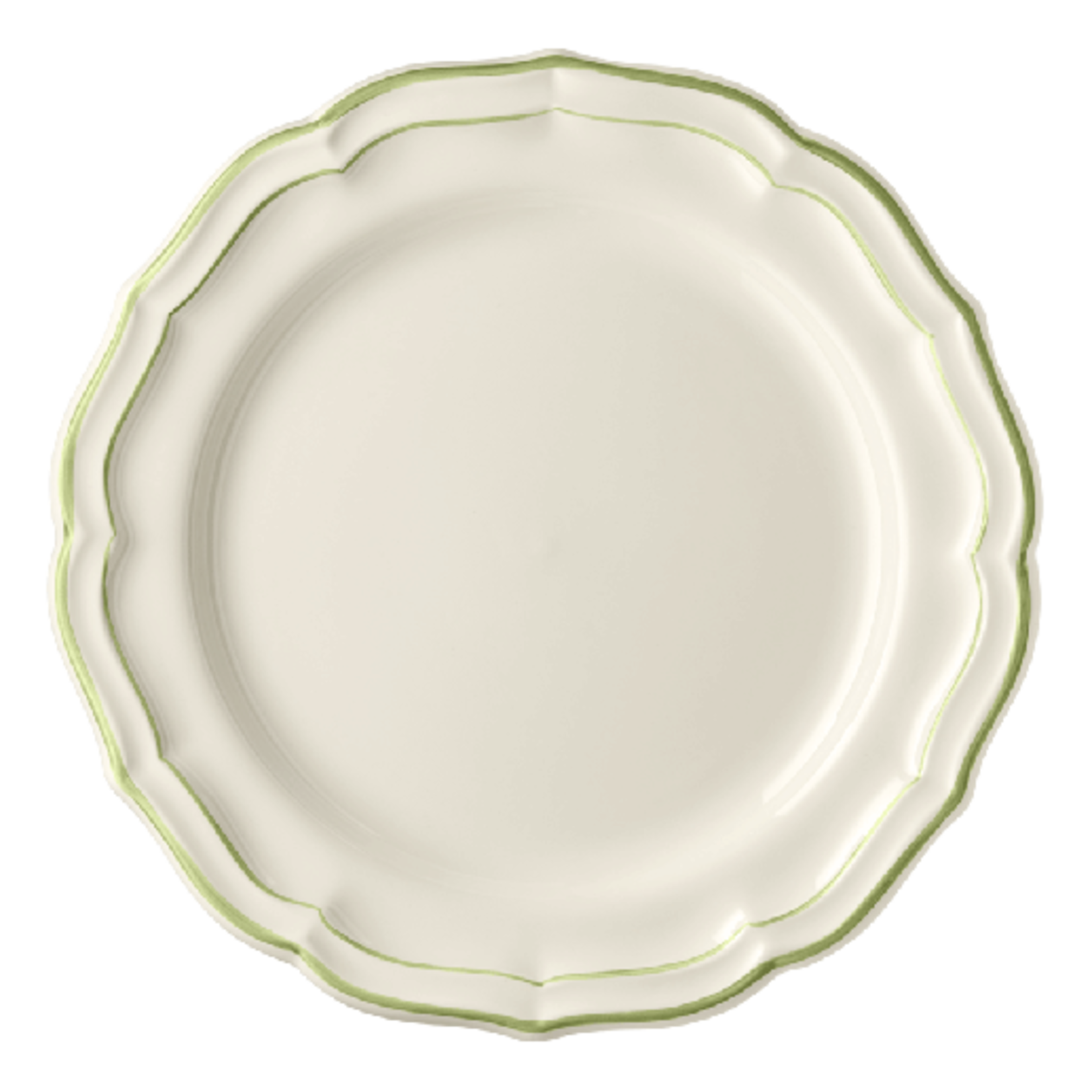 Gien Filet Vert Dinner Plate 10"