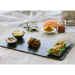 Just Slate Company Large Fusion Slate Platter & Bowls Set