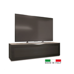 Bellini Modern Living Modica TV Stand - Black w/Ceramic Top