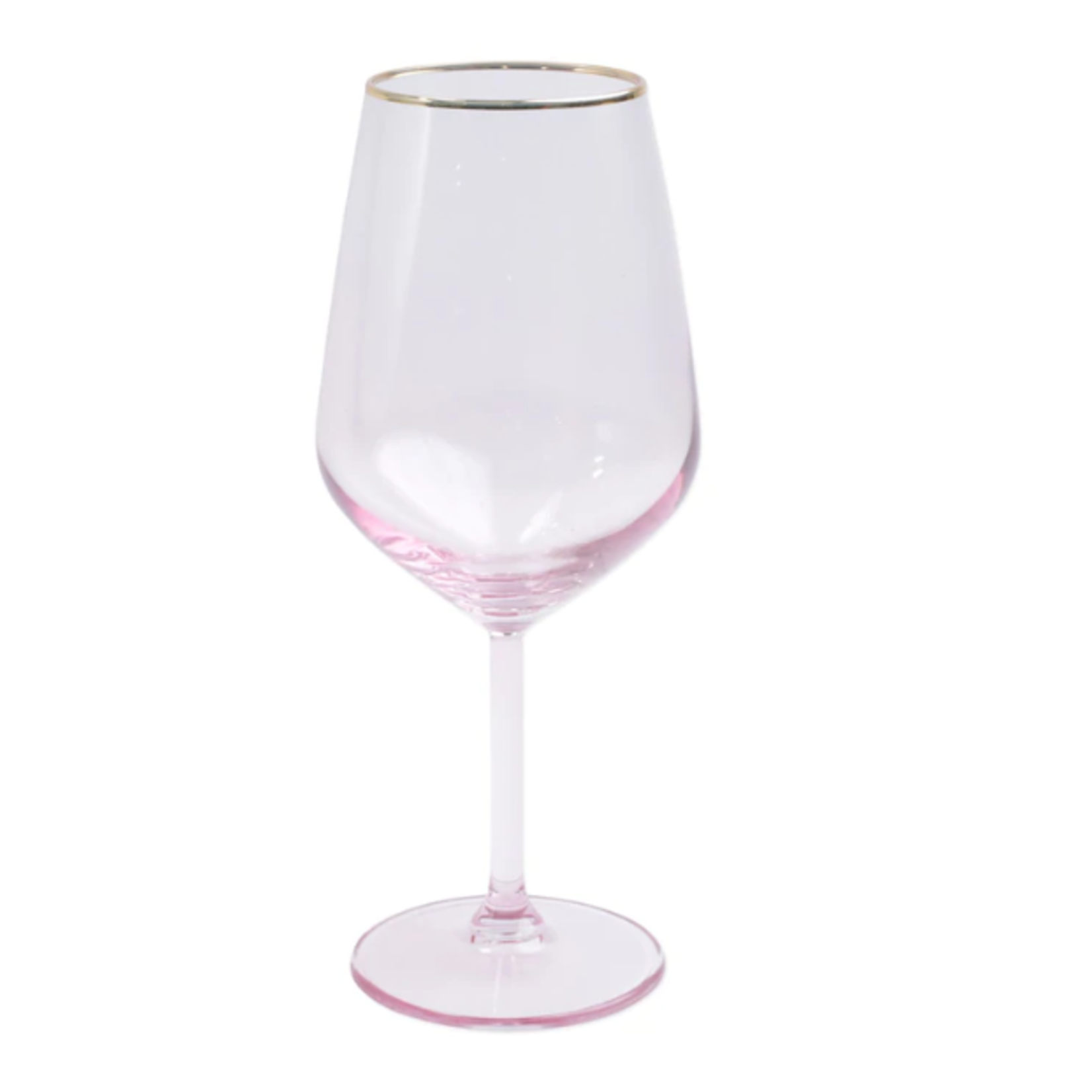 Vietri Rainbow Assorted Wine Glasses Set of 4