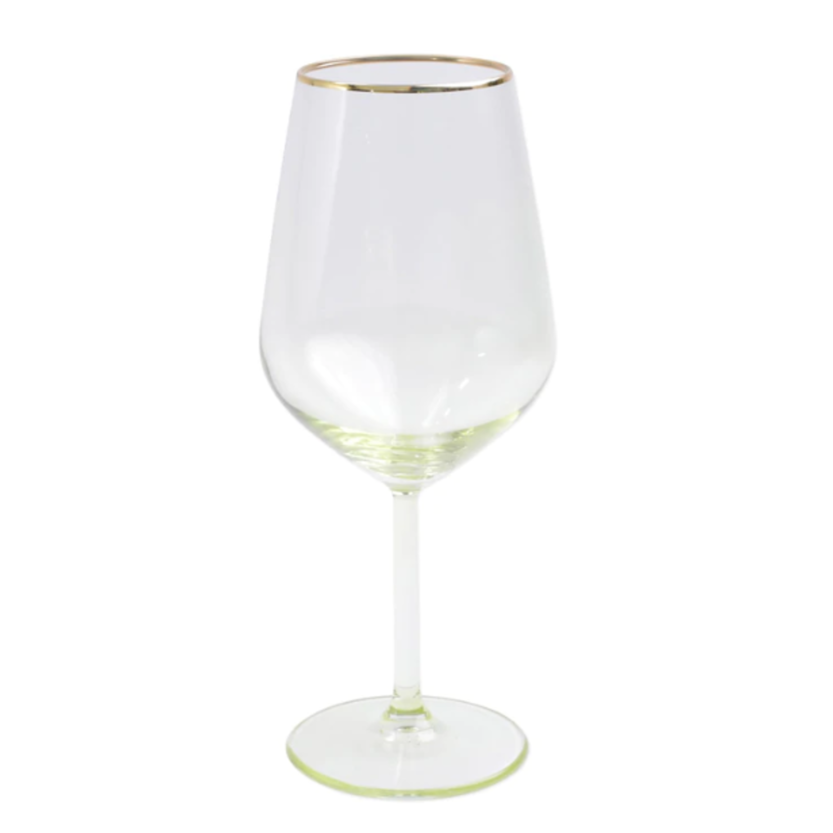 Vietri Rainbow Assorted Wine Glasses - Set/4 15oz