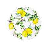 Q Squared Limonata Round Melamine Serving Platter 16"