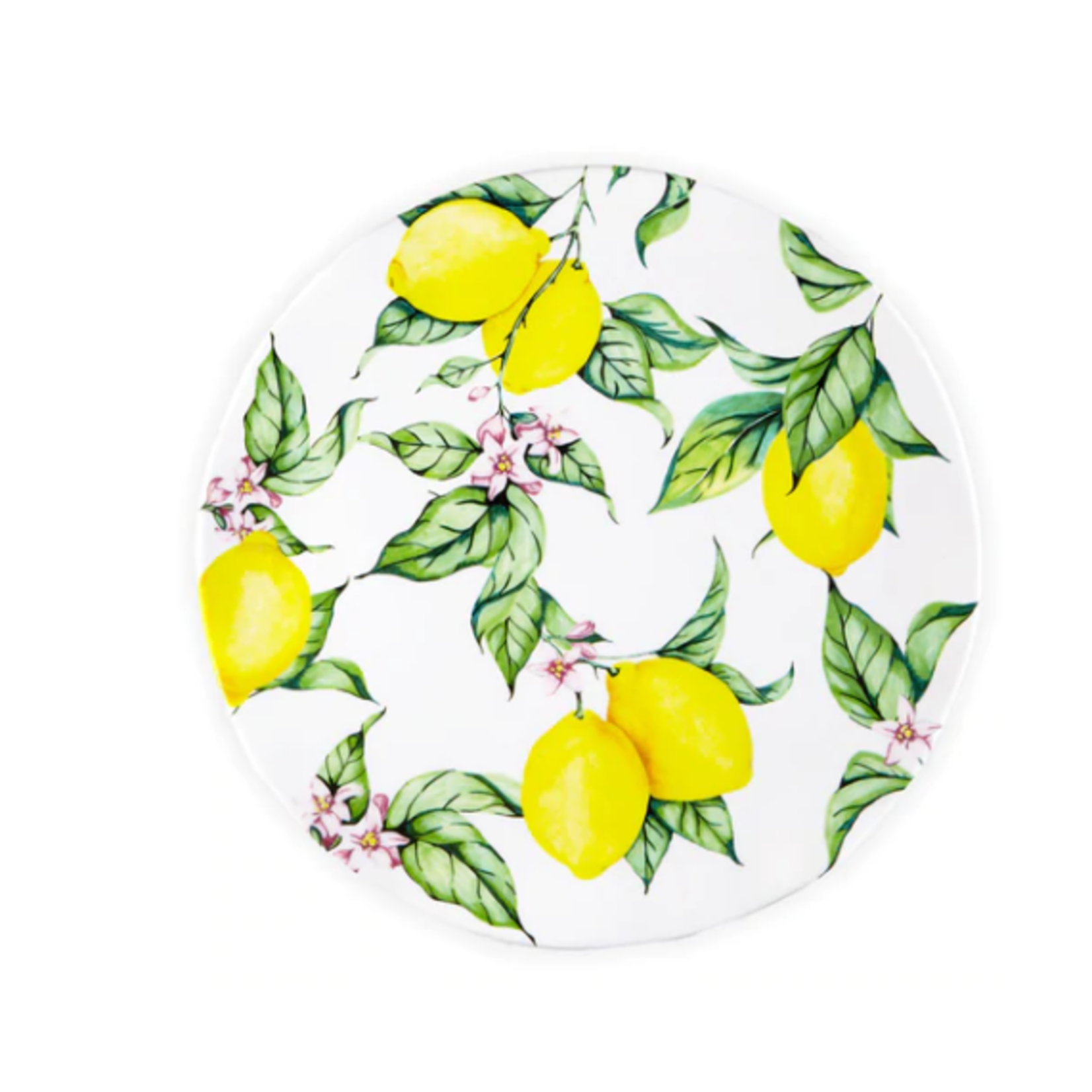 Q Squared Limonata Round Melamine Serving Platter 16"