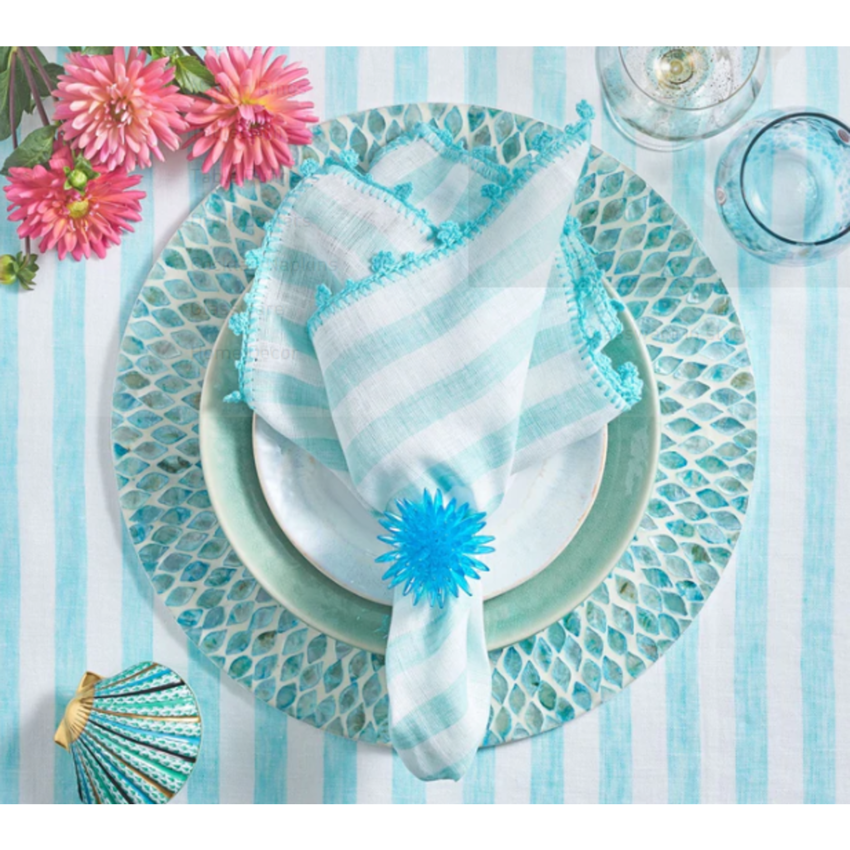 Kim Seybert Marquis Placemat Seafoam