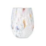 Kim Seybert Gala Glass Tumbler White