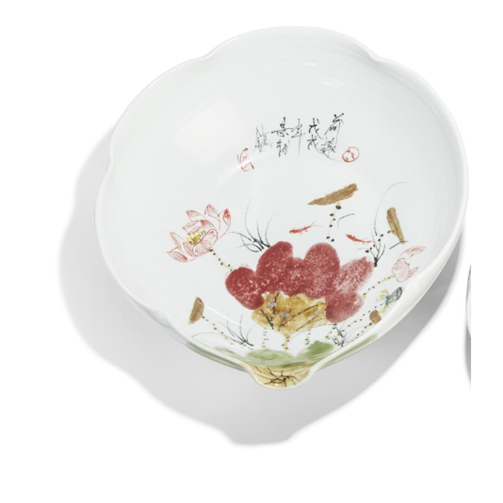Tozai Japanese Flower Blossoms Free Form Bowl Large