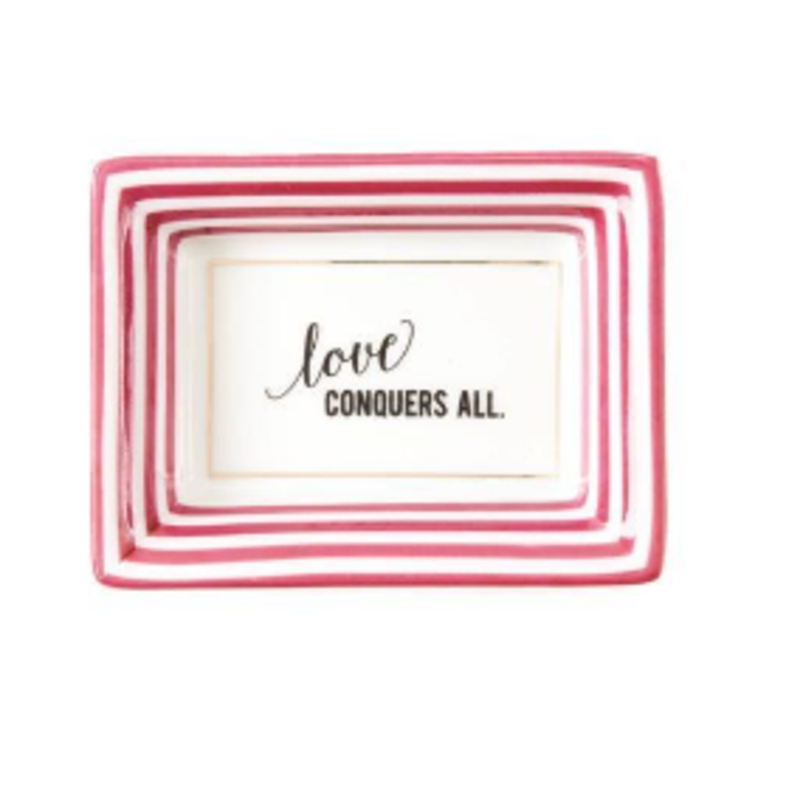 Two's Company Love Conquers All Petite Tray